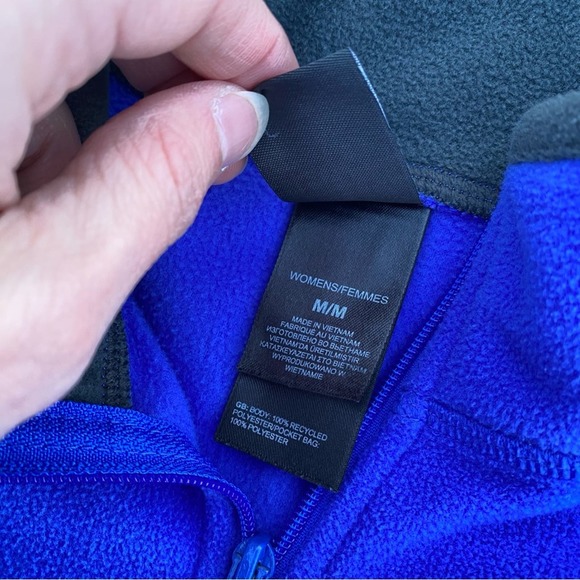 The North Face blue fleece vest medium - Picture 2 of 5